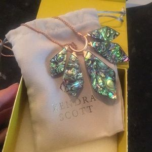 Kendra Scott Mari Rose Gold long pendant necklace